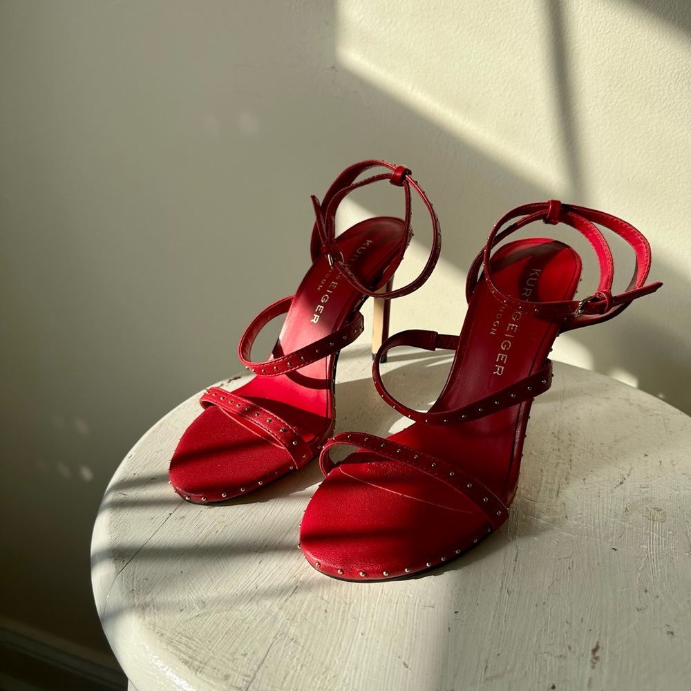 Kurt Geiger strappy leather heels